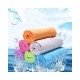 30*100CM Microfiber Double-sided Velvet Towel Travel Sweat-absorbent Towel Sports Quick-drying
