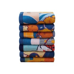4-Layer 100% Cotton Gauze Baby Bibs & Washcloths, Super Absorbent, Lint-Free, Thickened, Gentle on Sensitive Skin, A-Gra